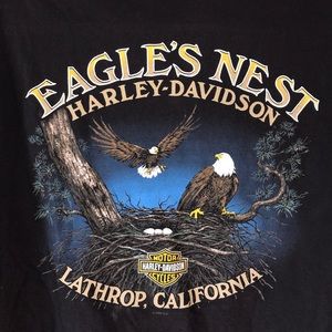 Shirts Eagles Nest Harley Davidson Tshirt Poshmark